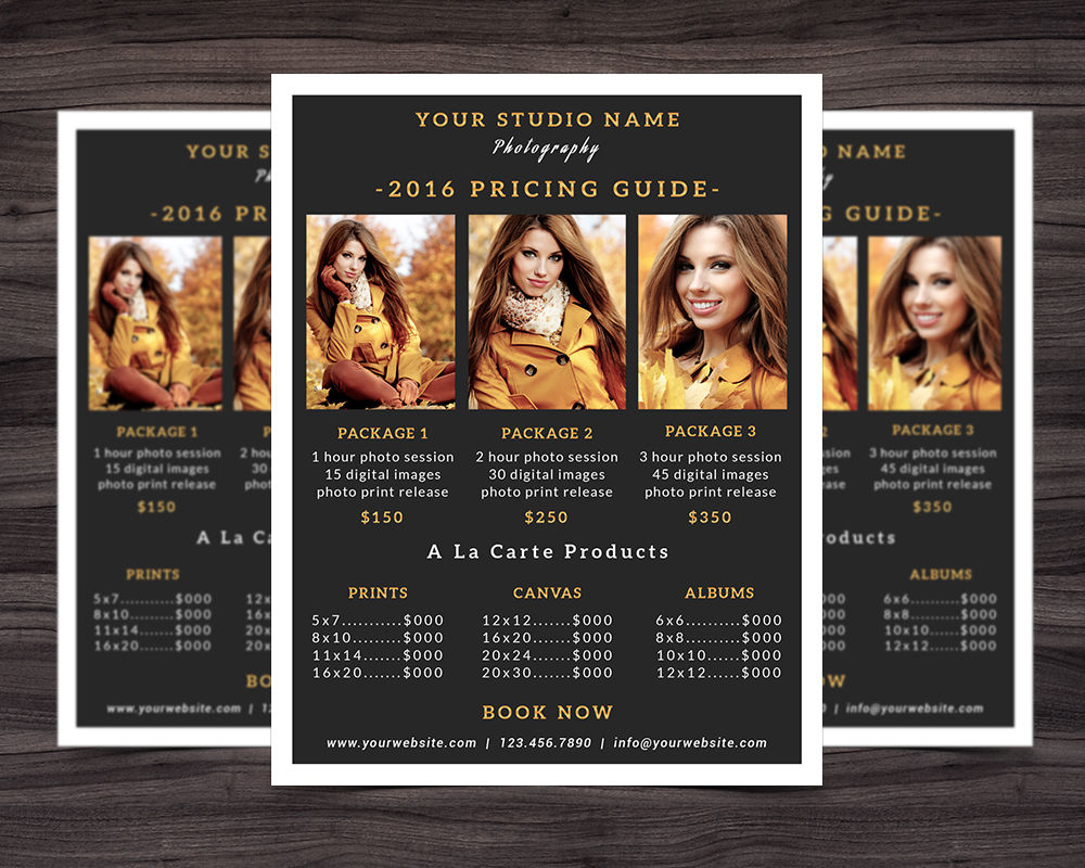 Photography Pricing Guide Template By NM Design Studio TheHungryJPEG