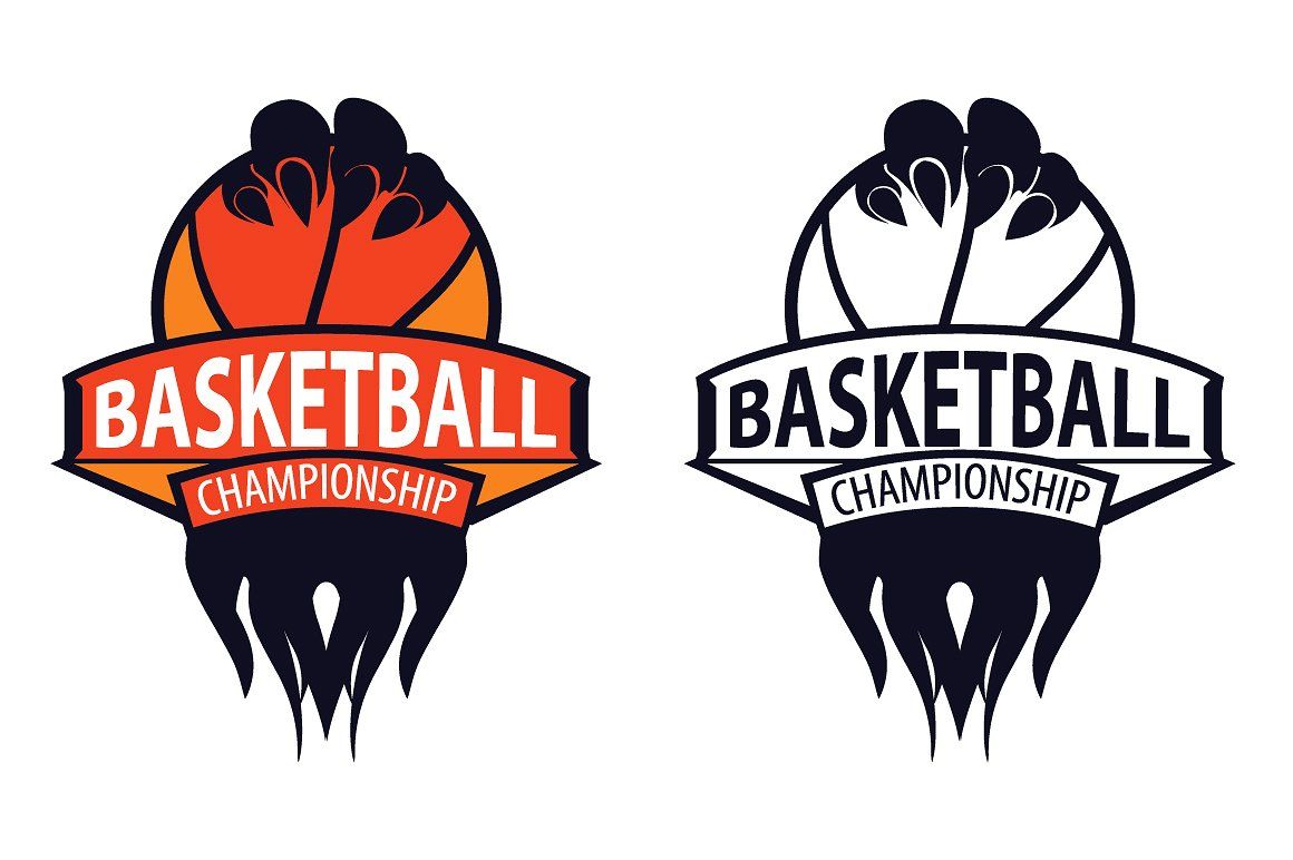 Basketball Championship Logo Clipart, Basketball Championship