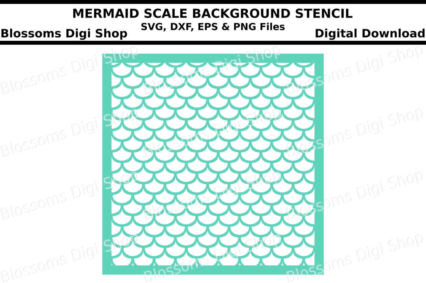 Download Mermaid Scales Background Svg Dxf Eps And Png Cut Files By Blossoms Digi Shop Thehungryjpeg Com