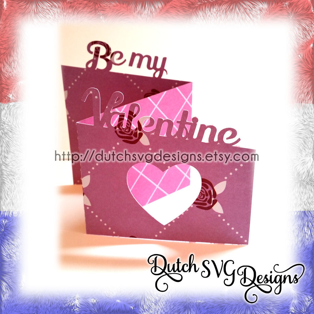 Download Valentine card cutting file Be my Valentine, in Jpg Png ...