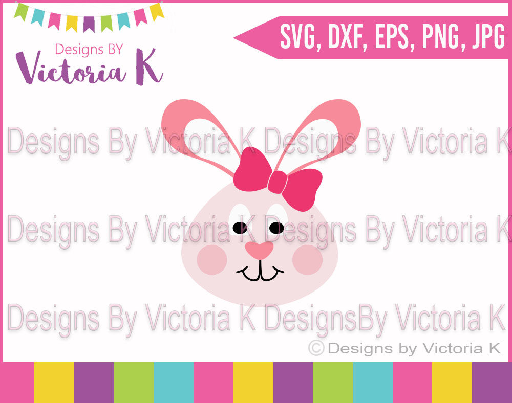 Download Easter, Girl Bunny, SVG, DXF, Cricut, Silhouette, Cut File ...