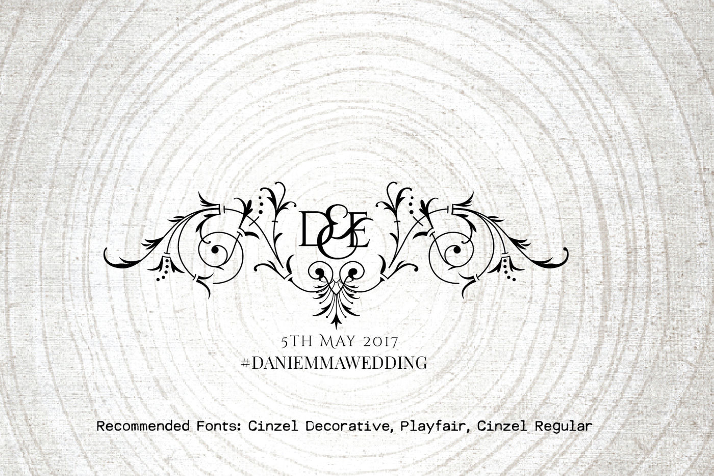 Floral Wedding Logo Floral Wedding Monogram By Linvit Thehungryjpeg Com