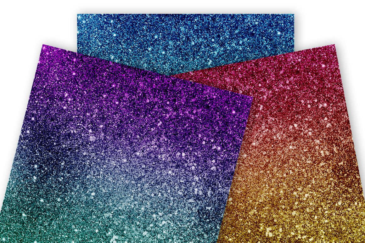 Download Ombre Glitter Digital Paper By Brandi Lea Designs ...