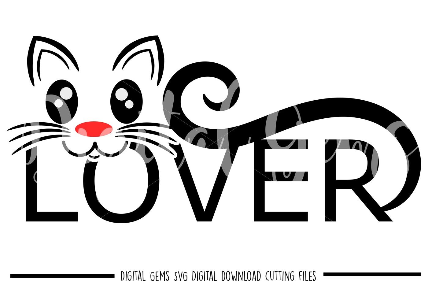 Cat Lover Svg Dxf Eps Png Files By Digital Gems Thehungryjpeg Com