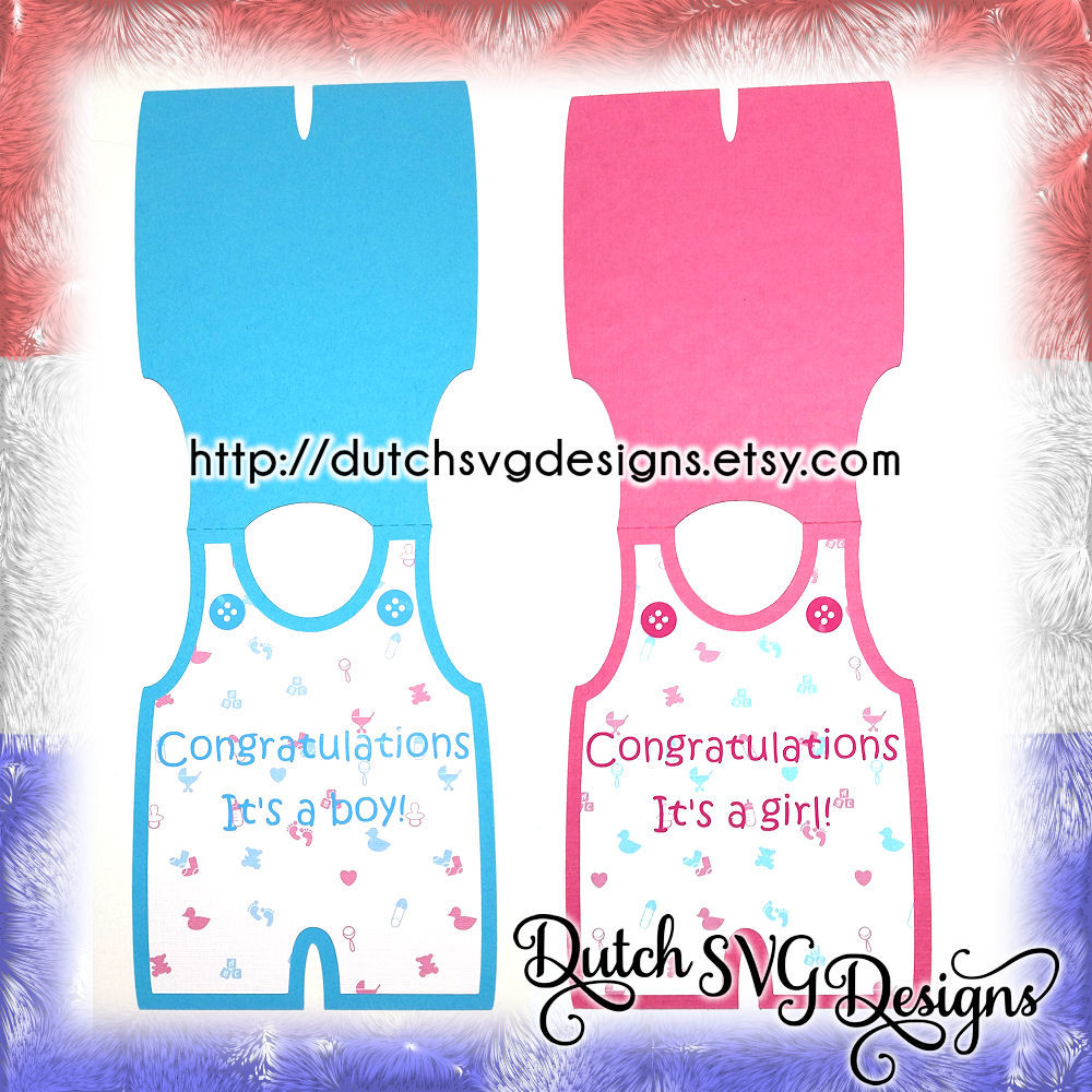 Download Birth card cutting file baby romper with text and buttons ...