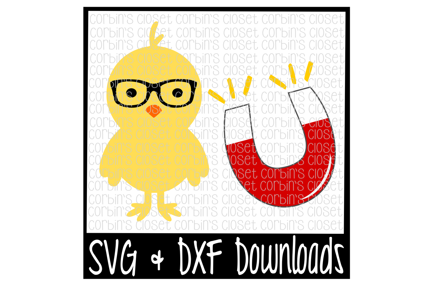 Download Easter SVG * Chick Magnet * Easter Cut File By Corbins SVG ...