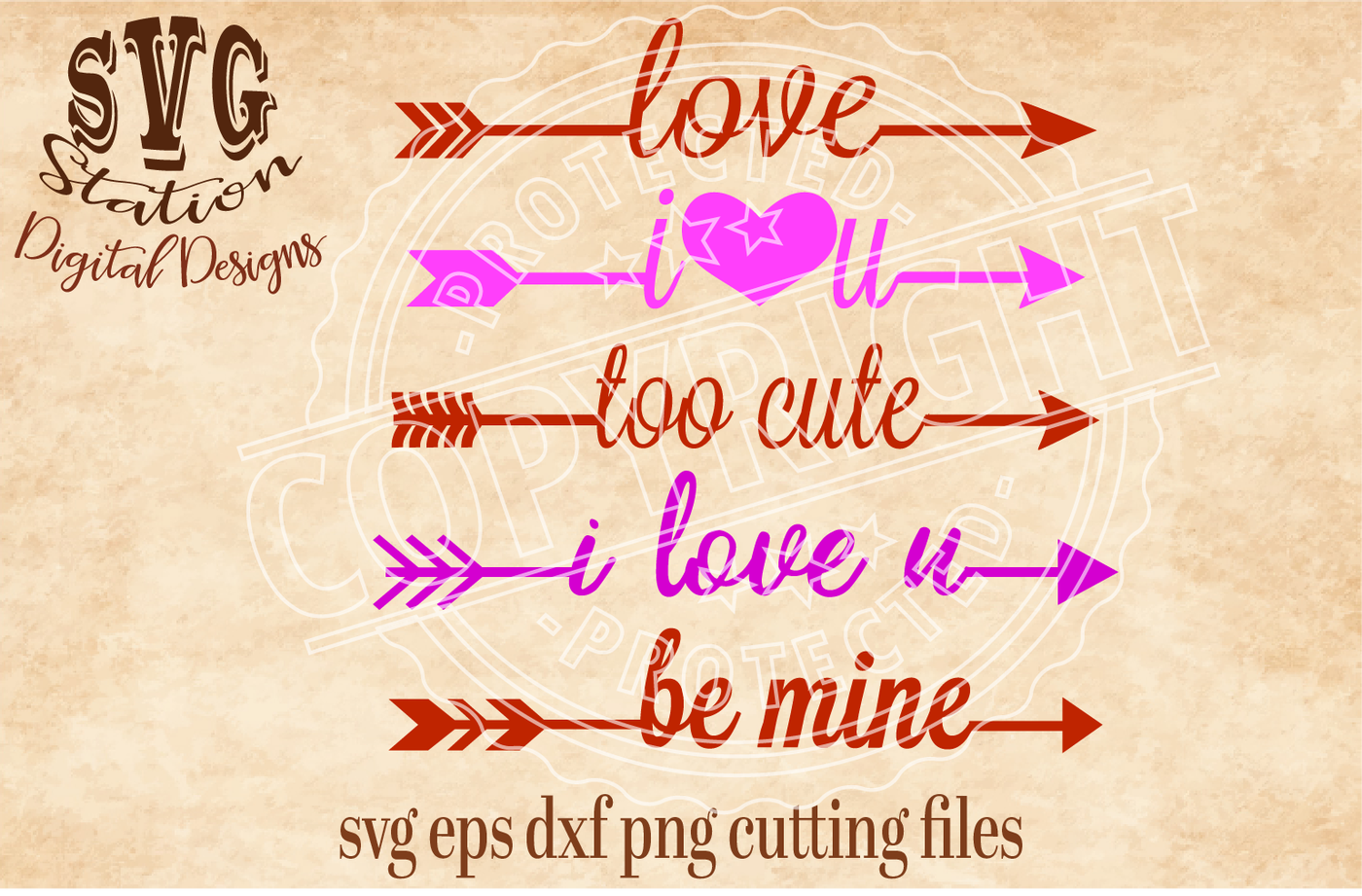 ori 49997 2225c52a97d6115bfea0bc1b808b4e3b1a544c49 valentine arrow words svg dxf png eps cutting file silhouette cricut