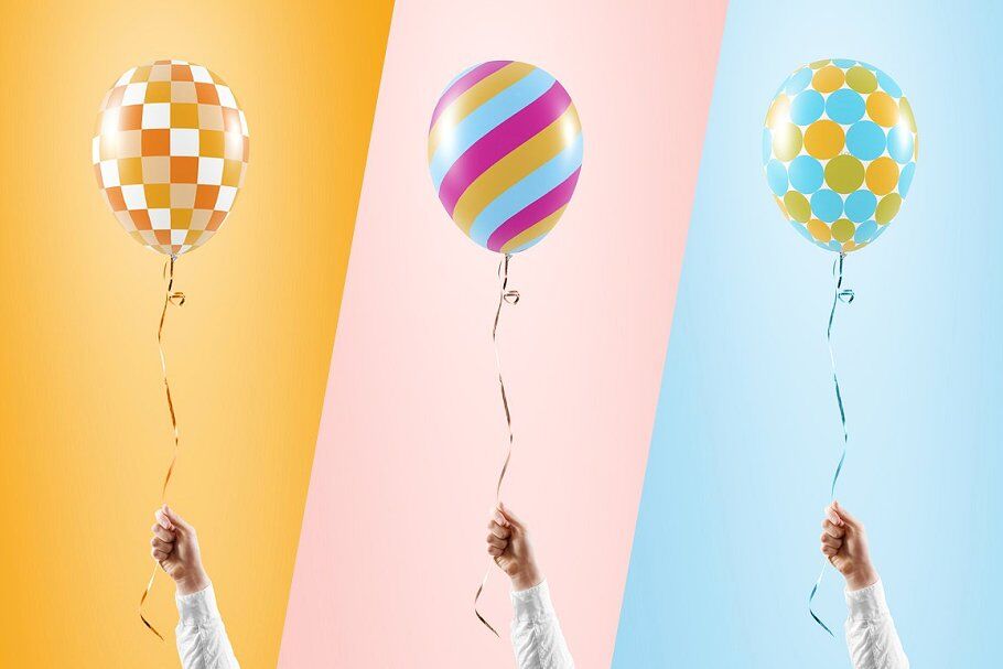 Download Balloon Mockup By rebrandy | TheHungryJPEG.com