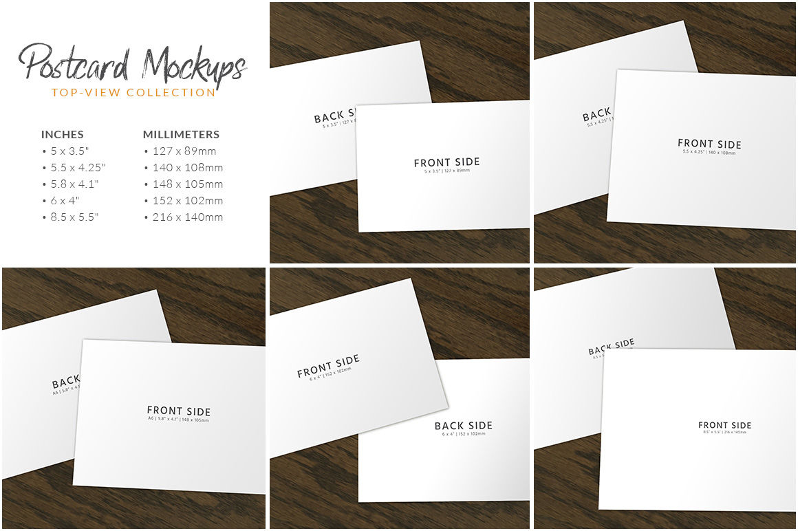 Download Postcard Mockup Psd Yellowimages