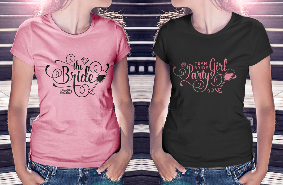 Download Bachelorette Party t-shirt Designs - SET OF 2 - SVG DXF EPS PNG - Cricut & Silhouette - clean ...