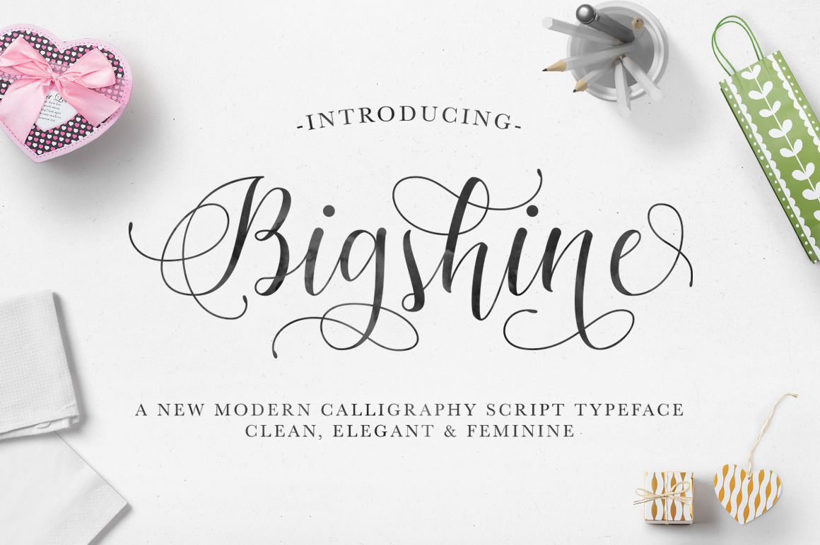 Bigshine Script By Ianmikraz Studio Thehungryjpeg Com