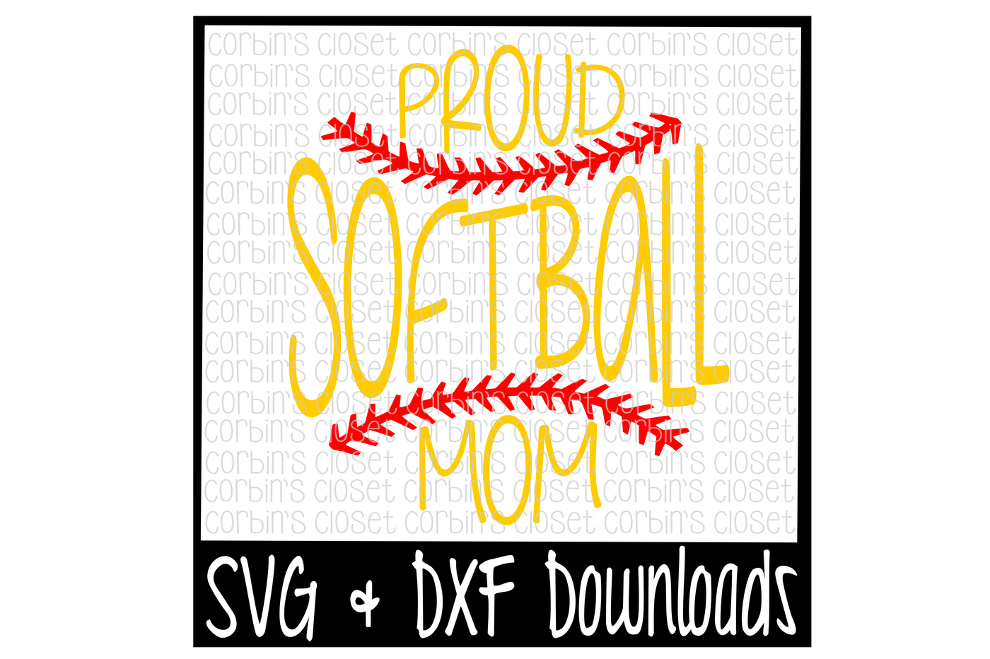 Softball Svg Softball Mom Svg Proud Softball Mom Cut File By Corbins Svg Thehungryjpeg Com