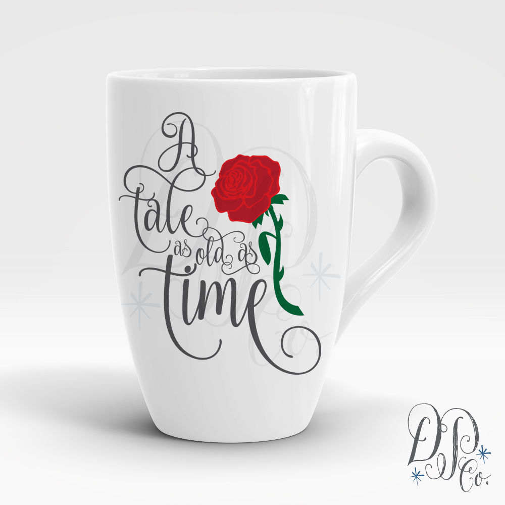 Download Tale As Old As Time Rose SVG Cutting Files By Hello ...