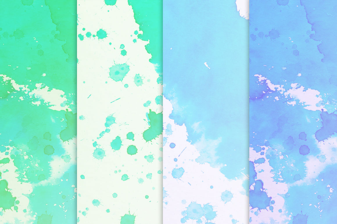 20 water color splash backgrounds By vito12 | TheHungryJPEG.com