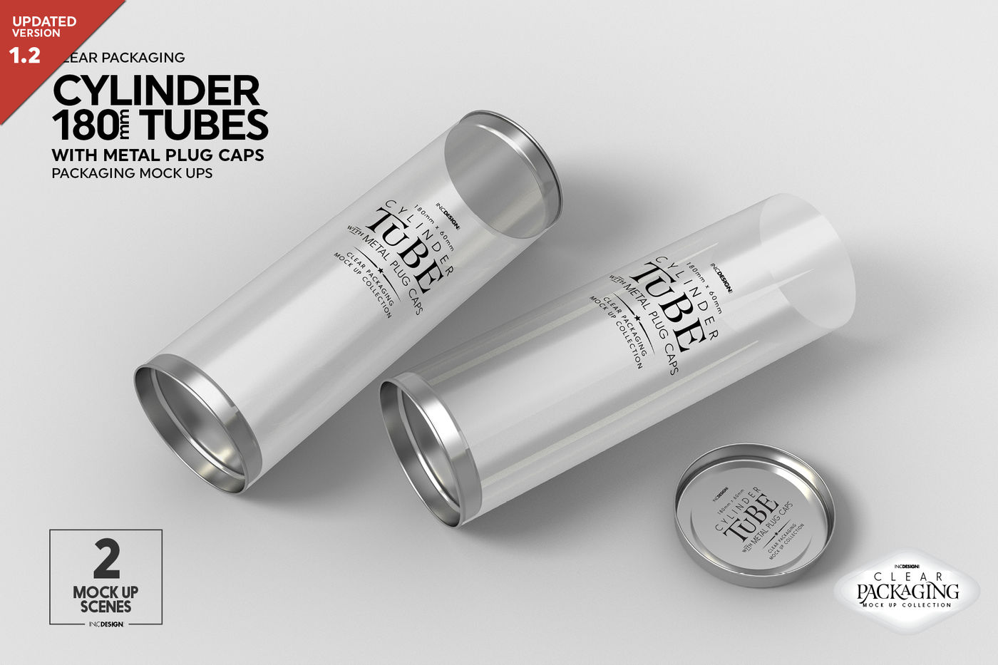 Download Cylinder 180mm Tube Packaging Mock Up By INC Design Studio ...