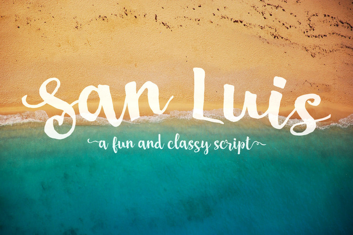 San Luis Script Font By Design Panoply Thehungryjpeg Com