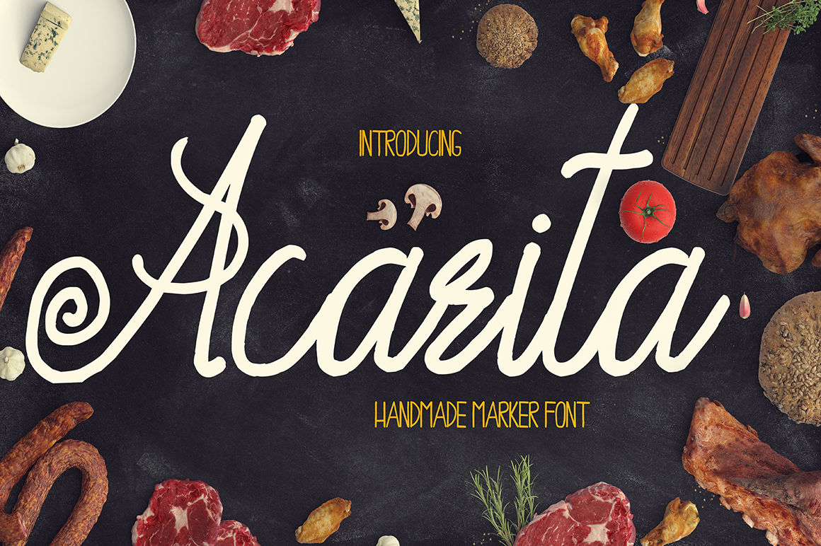 Acarita Font By Onlytheoriginals Thehungryjpeg Com