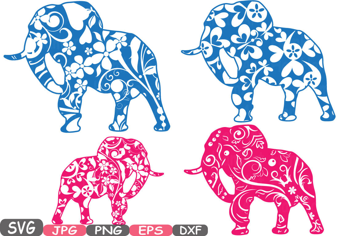 Free Free 135 Floral Elephant Svg SVG PNG EPS DXF File