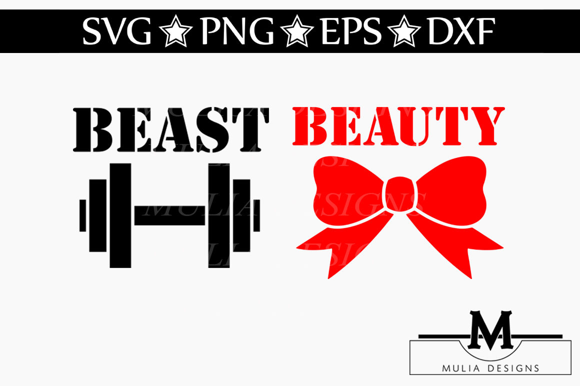 Beauty and The Beast SVG By Mulia Designs | TheHungryJPEG