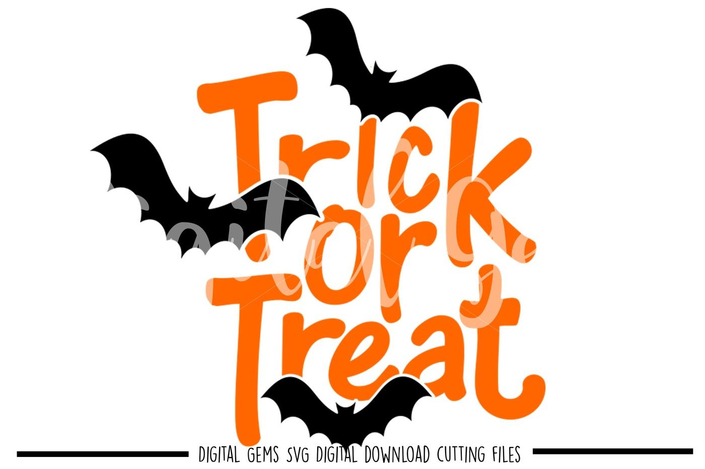 Trick Or Treat Svg Dxf Eps Png Files By Digital Gems Thehungryjpeg Com