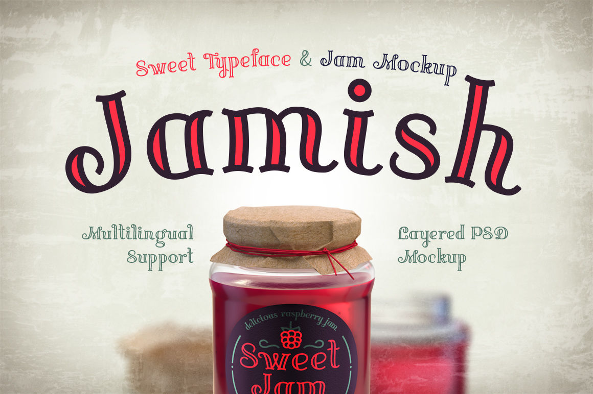 Download Jam Jar Mockup Front View Yellowimages