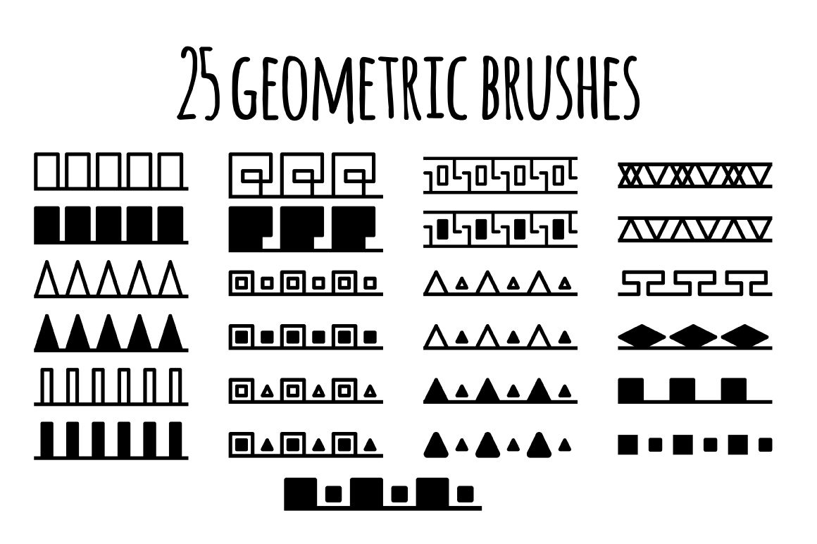 geometric pattern brush illustrator download