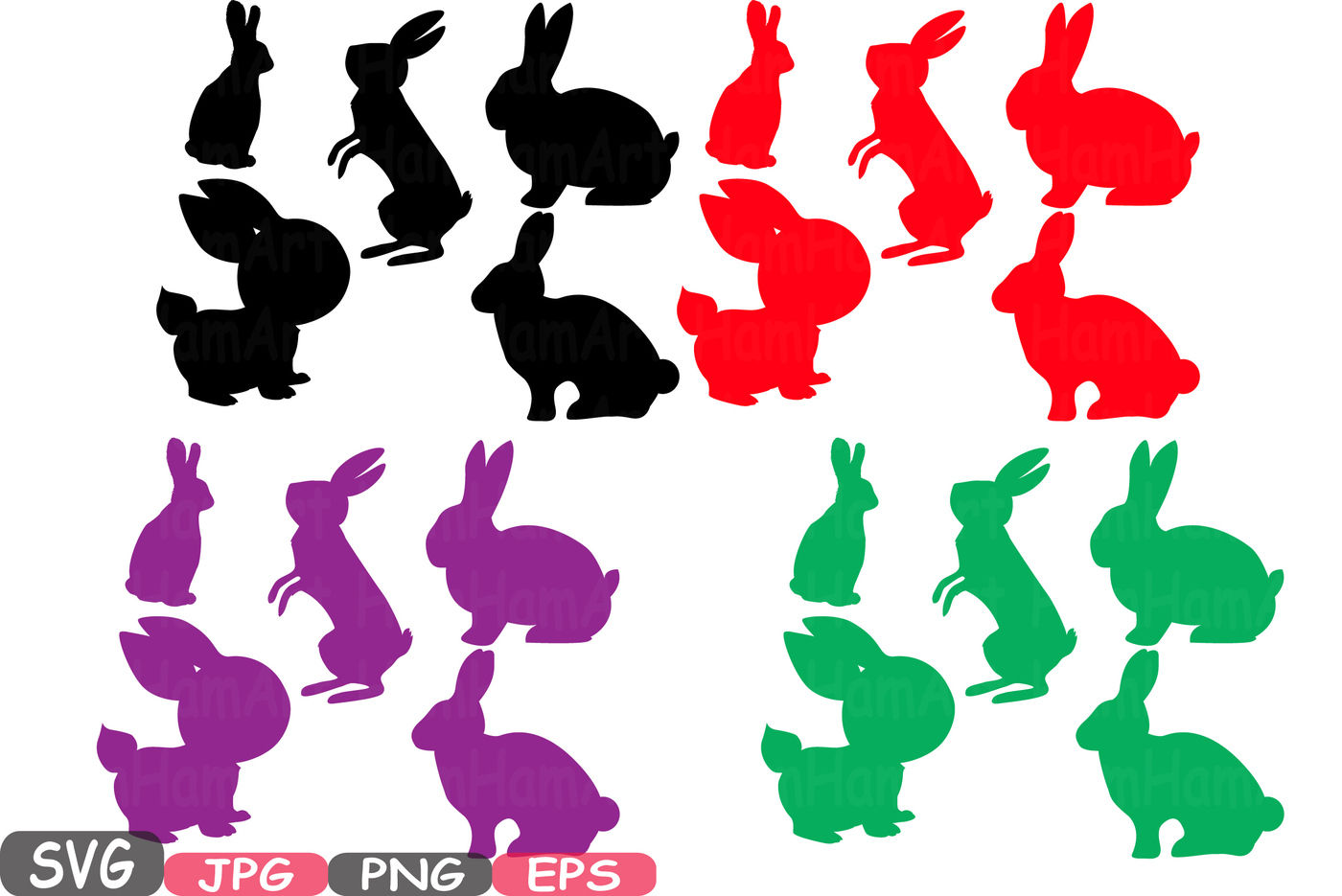 Download Easter bunny Silhouette SVG Cutting Files FARM clipart SVG ...