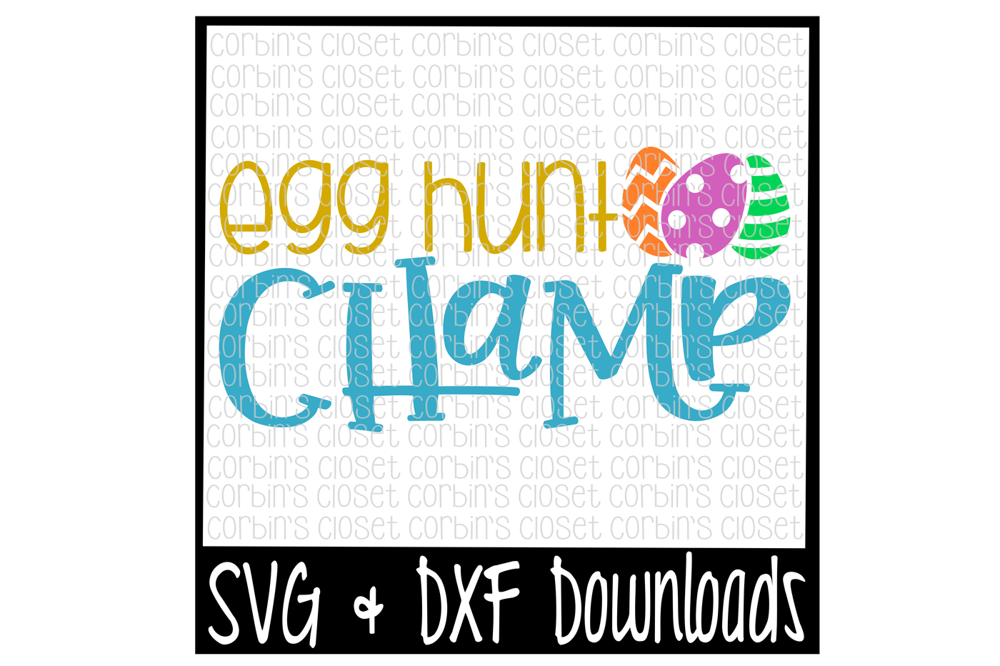 Download Easter SVG * Easter Egg SVG * Egg Hunt Champ Cut File By Corbins SVG | TheHungryJPEG.com