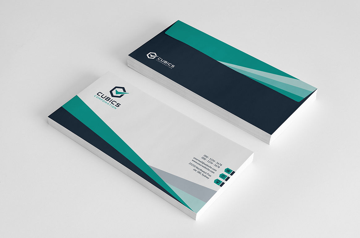 Modern Corporate Identity / Stationery By CraftLabSVG | TheHungryJPEG