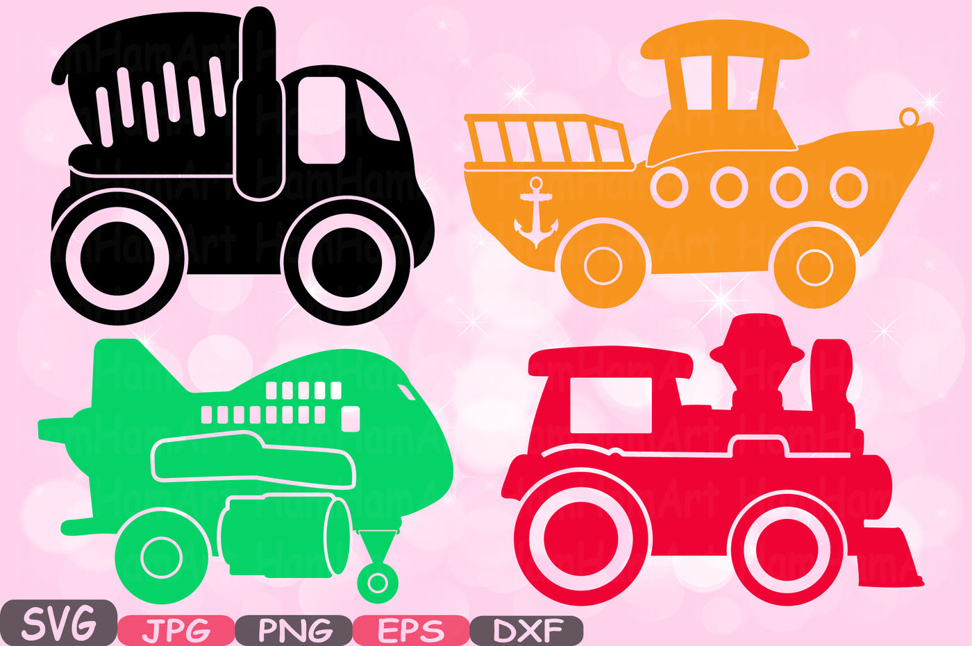 Toys Machine Silhouette Svg File Cutting Files Dump Trucks Wooden Toy Cars Airplane Boat Train Stickers School Clipart Dxf Cricut 644s By Hamhamart Thehungryjpeg Com
