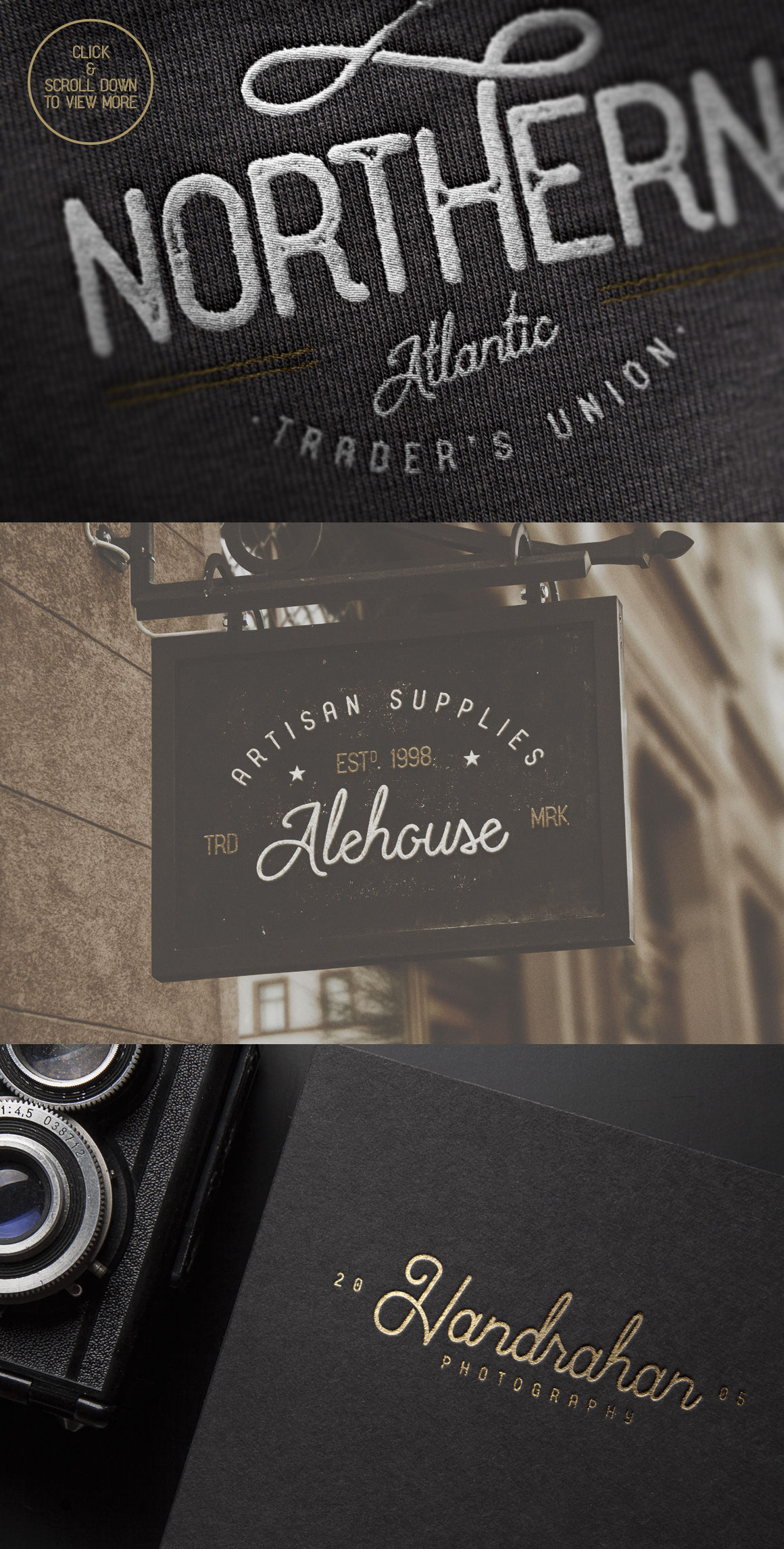 Alehouse Sans Script Combo By Vintage Type Co TheHungryJPEG