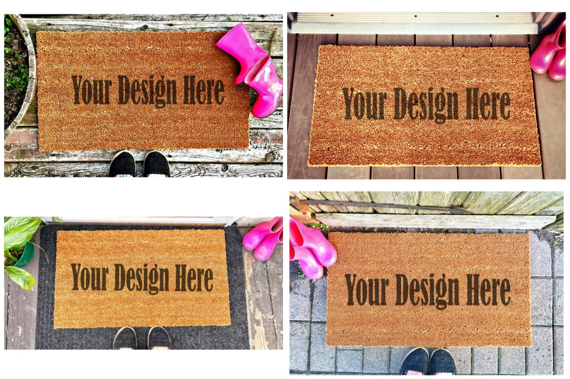 Download Coir Doormat Mockup Pack Set Of 8 By Artbucket Designs Thehungryjpeg Com