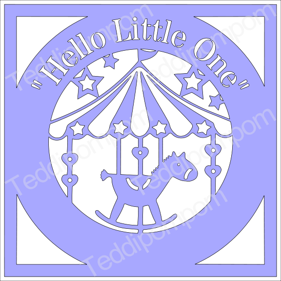 Download Baby Boy Or Baby Girl Svg Rocking Horse Carousel Frame By Sandie Carson Teddipompom Thehungryjpeg Com