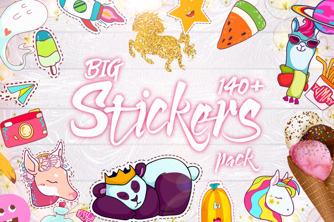 BIG Stickers pack! By Gluiki