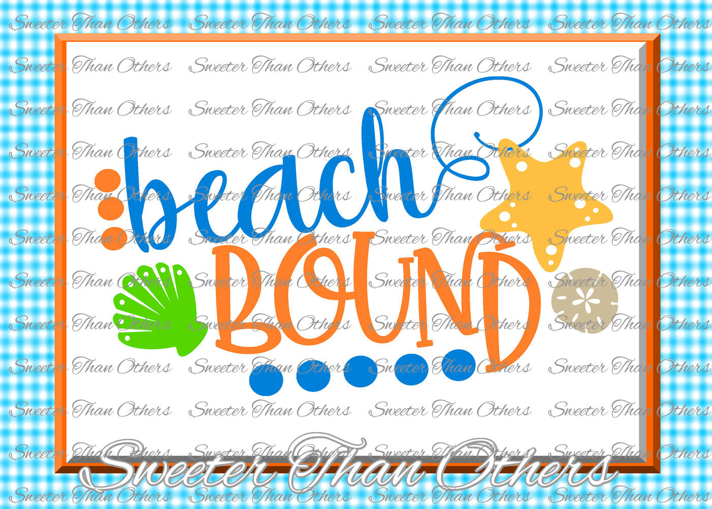 Download Beach Svg Beach Bound Svg Summer Beach Pattern Dxf Silhouette Cameo Cut File Cricut Cut File Instant Download Vinyl Design Htv Scal By Sweeter Than Others Thehungryjpeg Com