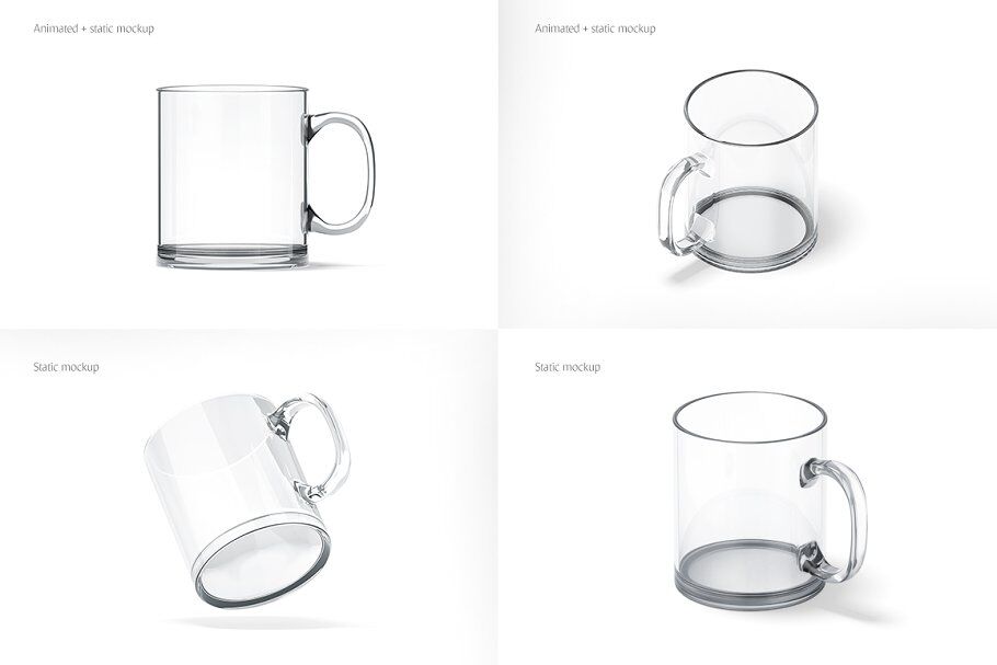 Download Glass Mug Animated Mockup By rebrandy | TheHungryJPEG.com