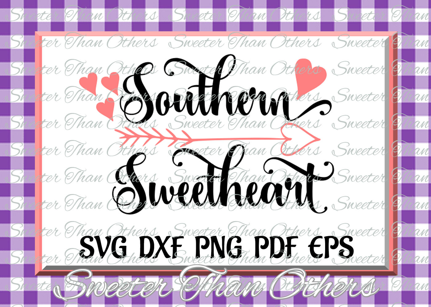 Southern Sweetheart svg, Southern Girl Cut file, Dxf ...