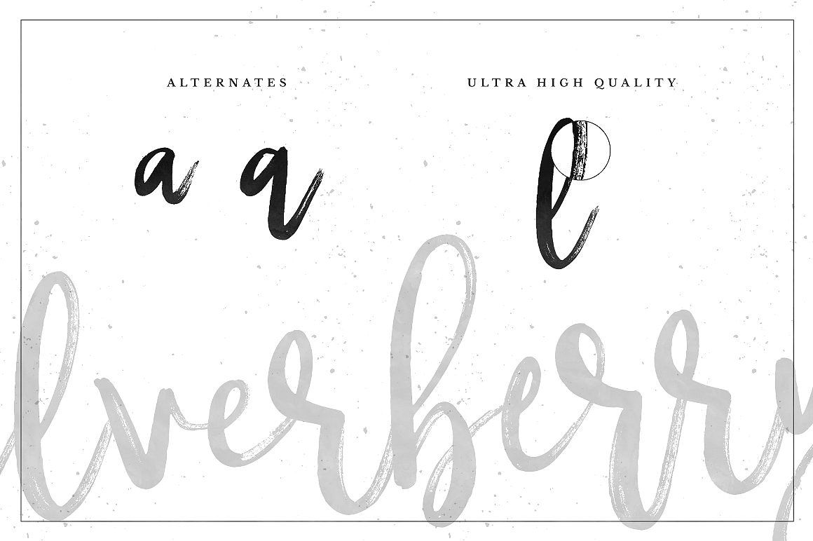 Silverberry Dry Ink Font By Worn Out Media Thehungryjpeg Com