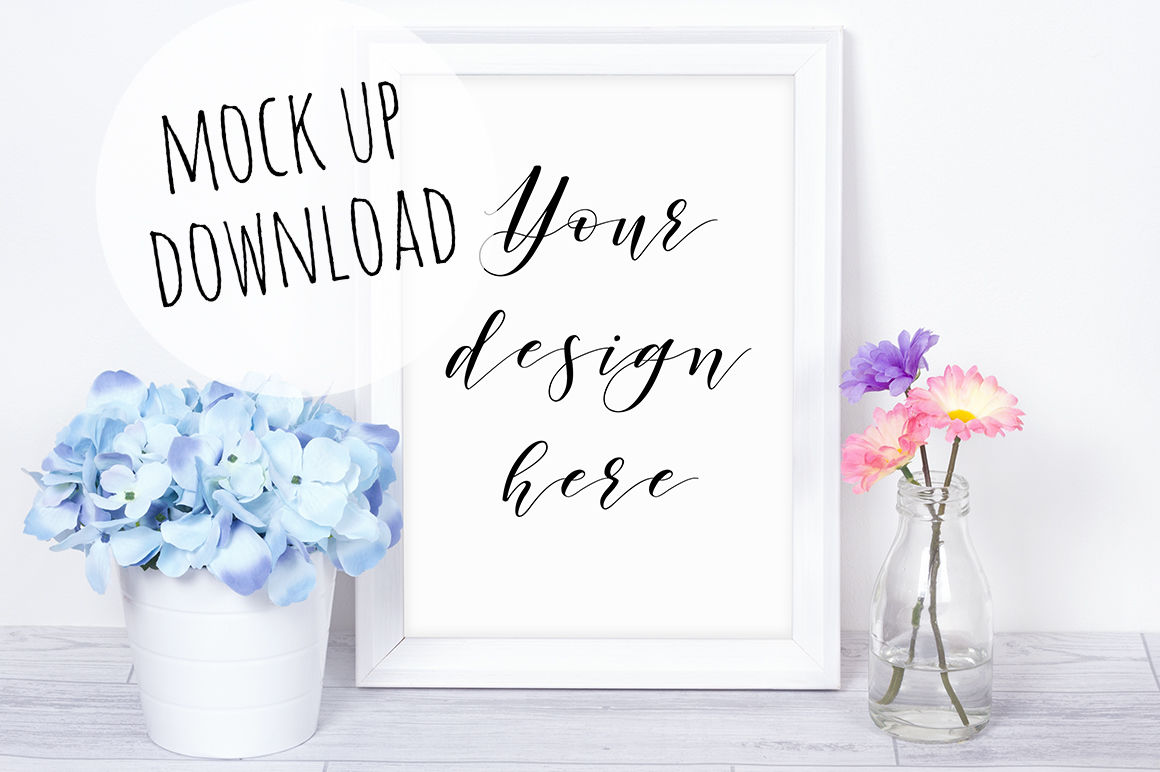 Download Summer Frame Mockup Photograph By Doodle and Stitch | TheHungryJPEG.com