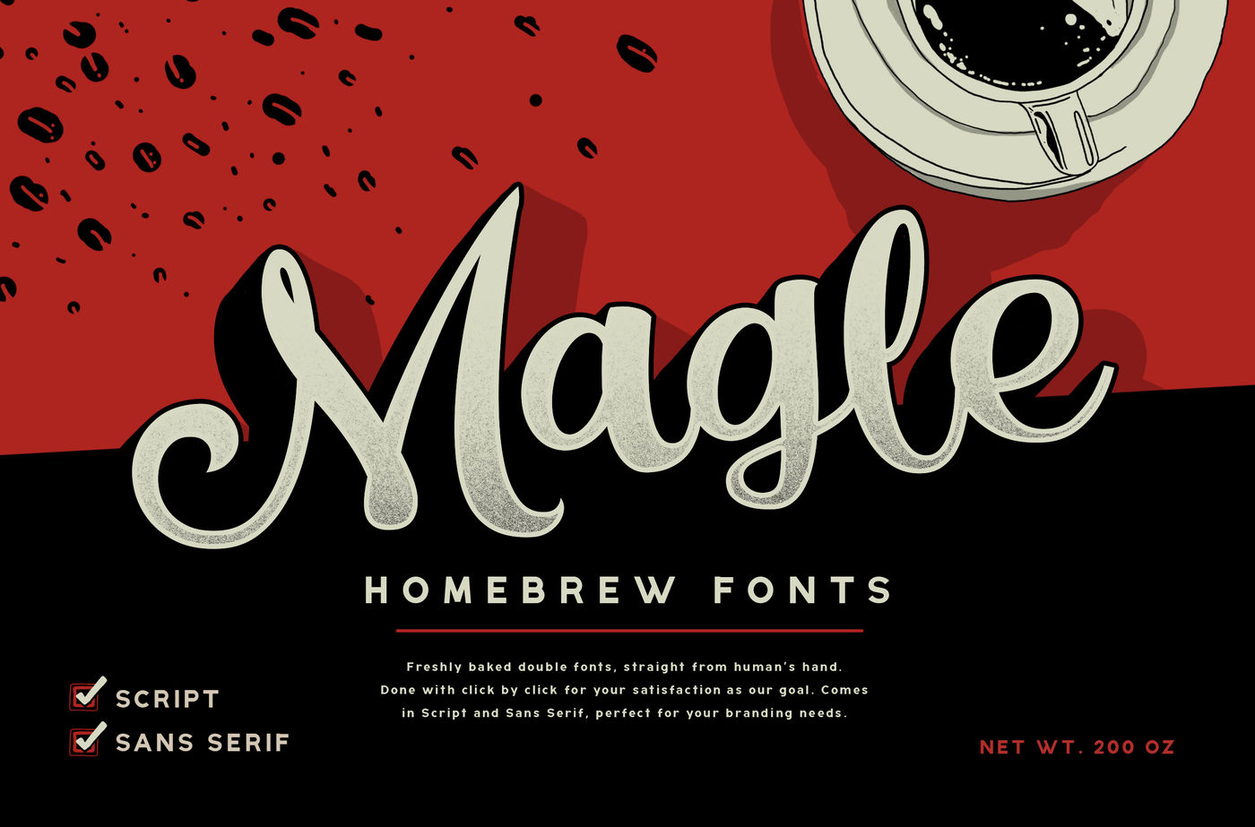 Magle Coffee Branding Script By Konstantine Studio Thehungryjpeg Com