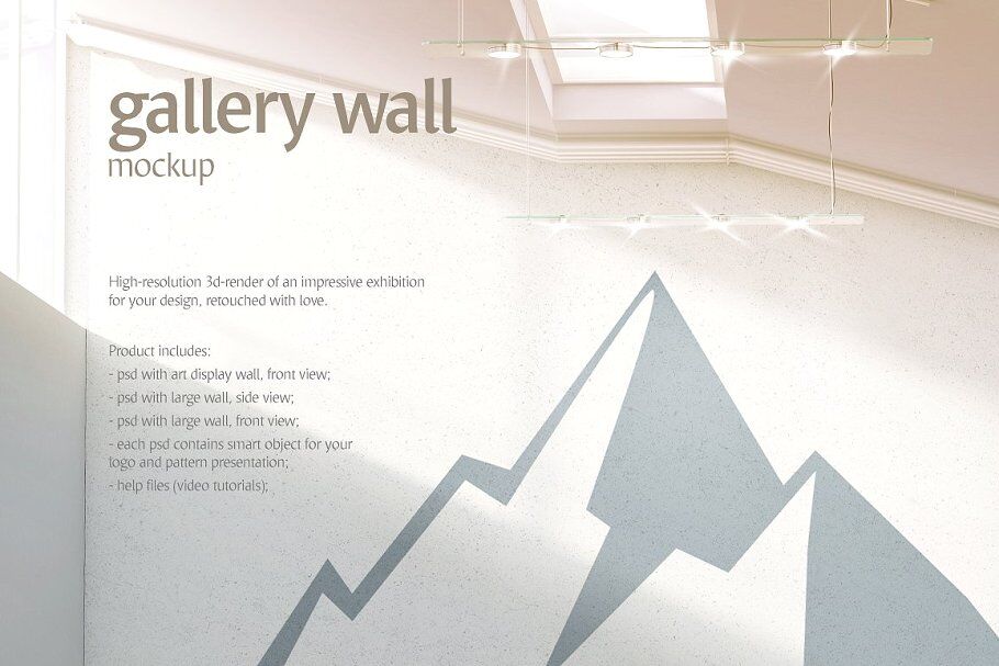 Gallery Wall Mockup By Rebrandy Thehungryjpeg Com
