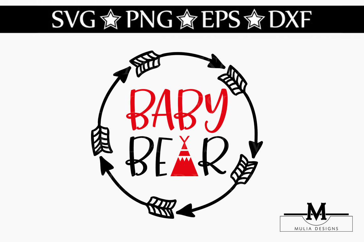 Baby Bear Svg By Mulia Designs Thehungryjpeg Com