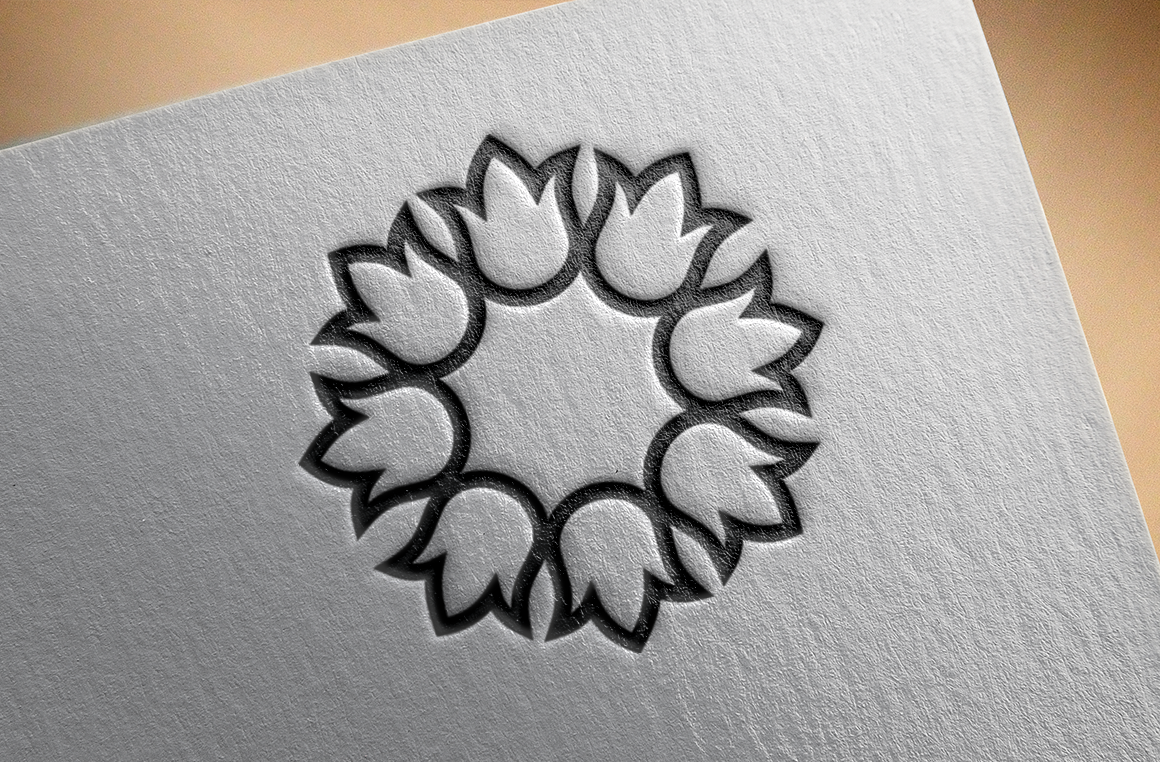 Download Vector flower logo By Valentina Gurina Art | TheHungryJPEG.com