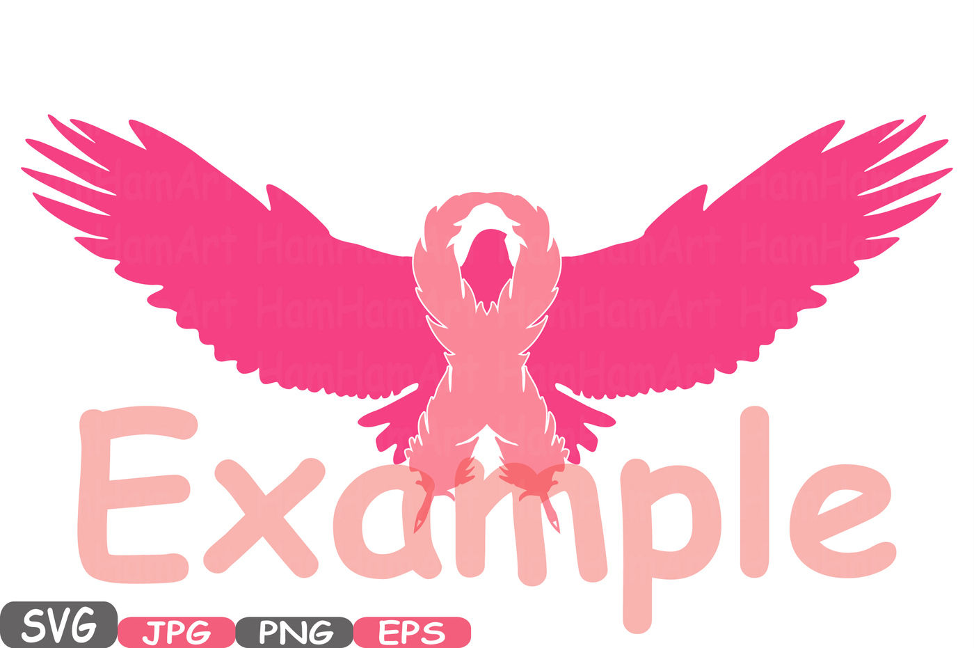 Download Eagle Breast Cancer birds Feathers SVG Cricut Silhouette ...