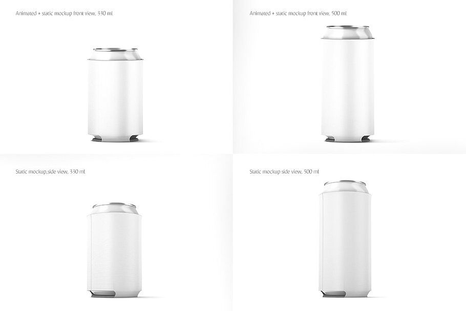 Download Can Koozie Animated Mockup By rebrandy | TheHungryJPEG.com