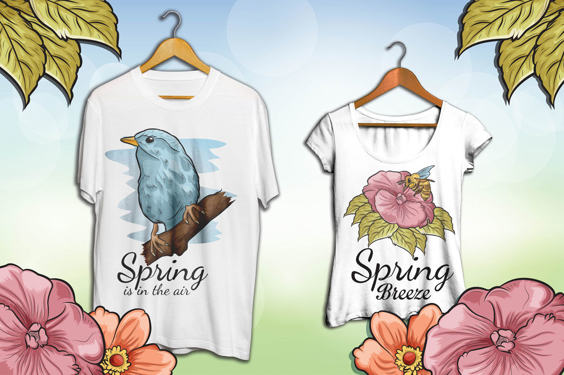 Spring Time By Shark&Croc co. | TheHungryJPEG