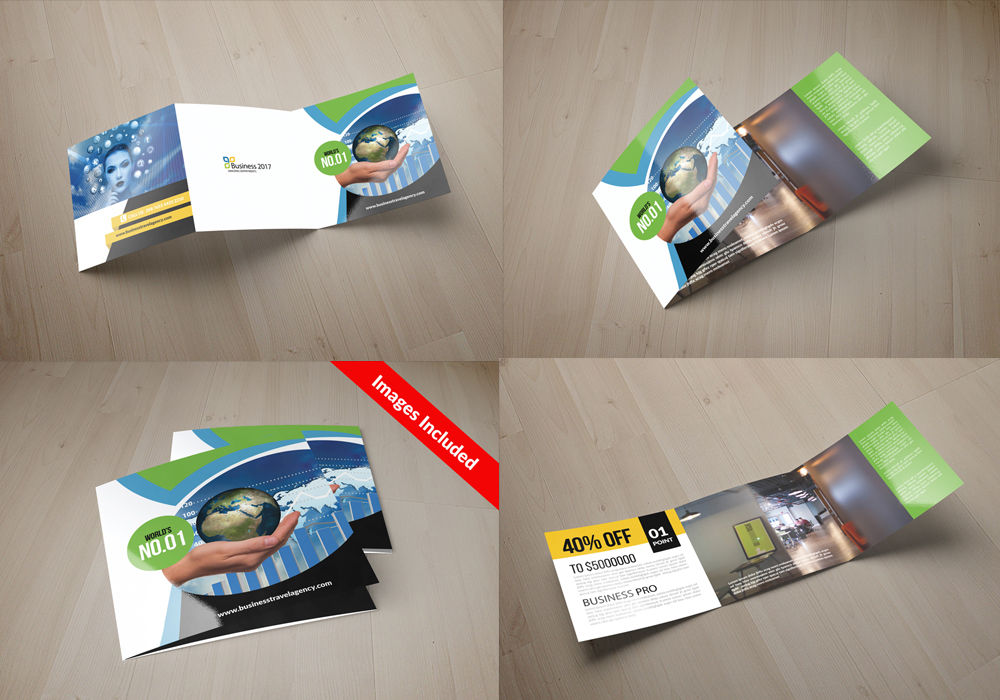 25 Square Trifold Brochures Bundle By Designhub