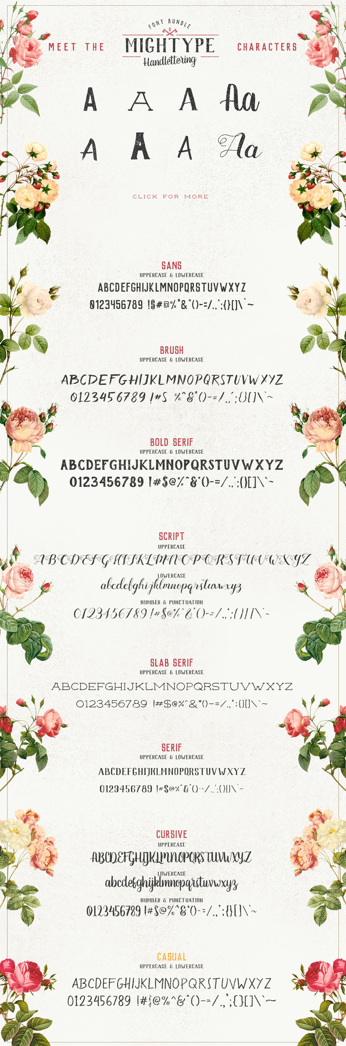 Mightype Handlettering Font Pack By Af Studio Thehungryjpeg Com