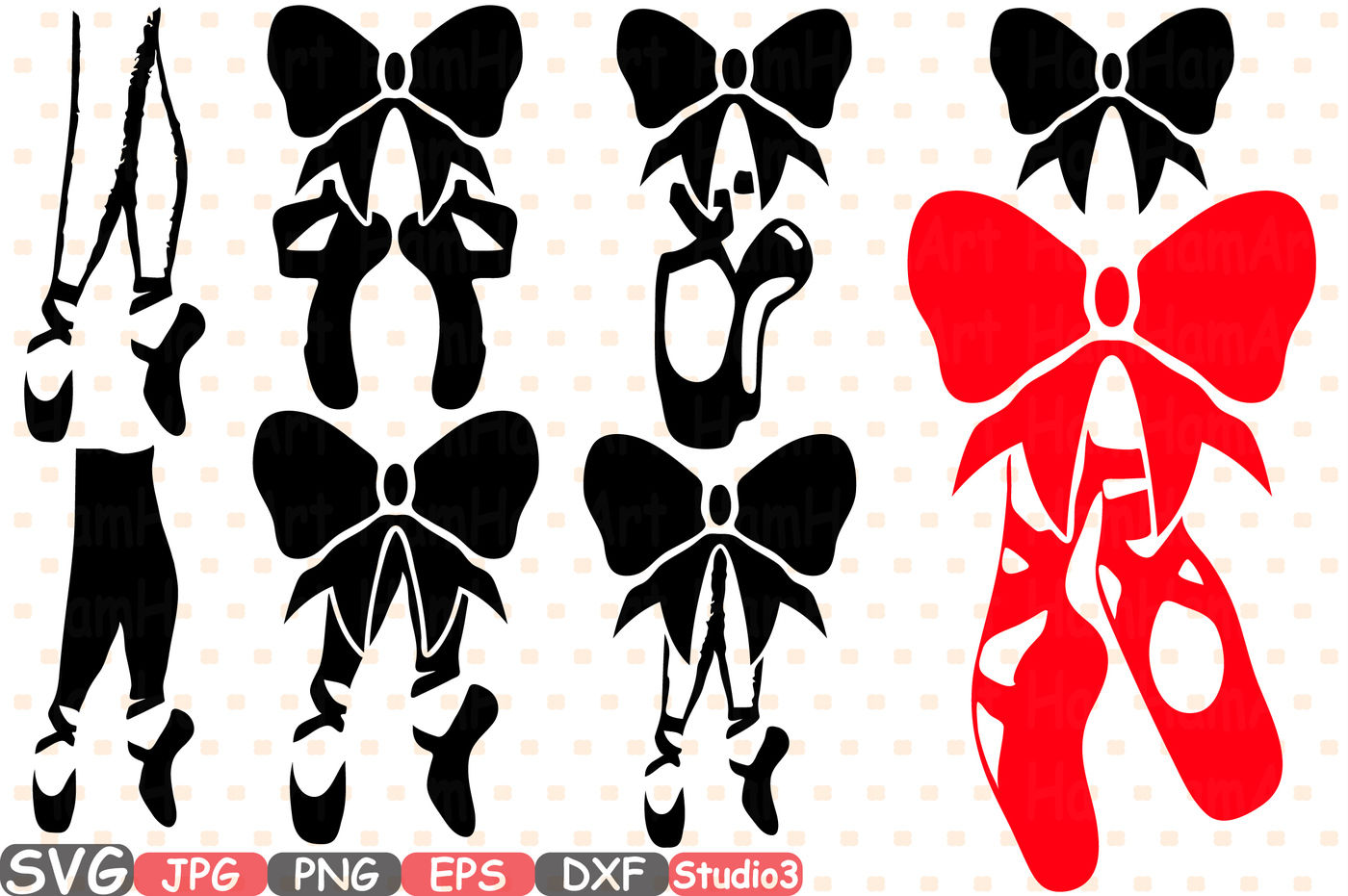 Download Ballet Ballerina SVG Silhouette Cutting Files sign icons dance slippers Cricut Design Studio3 ...