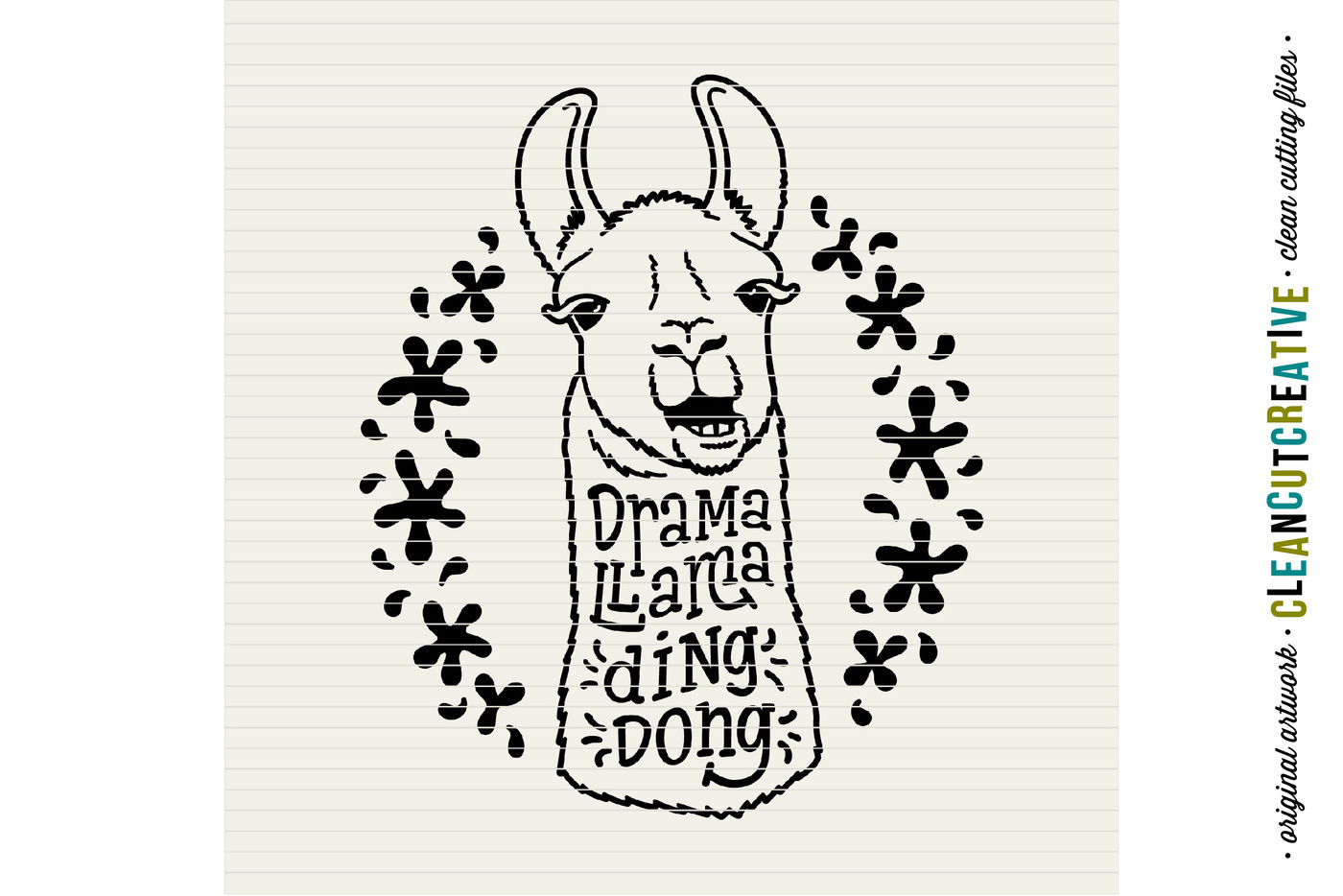 Download Cricut Silhouette Cute Llama Svg